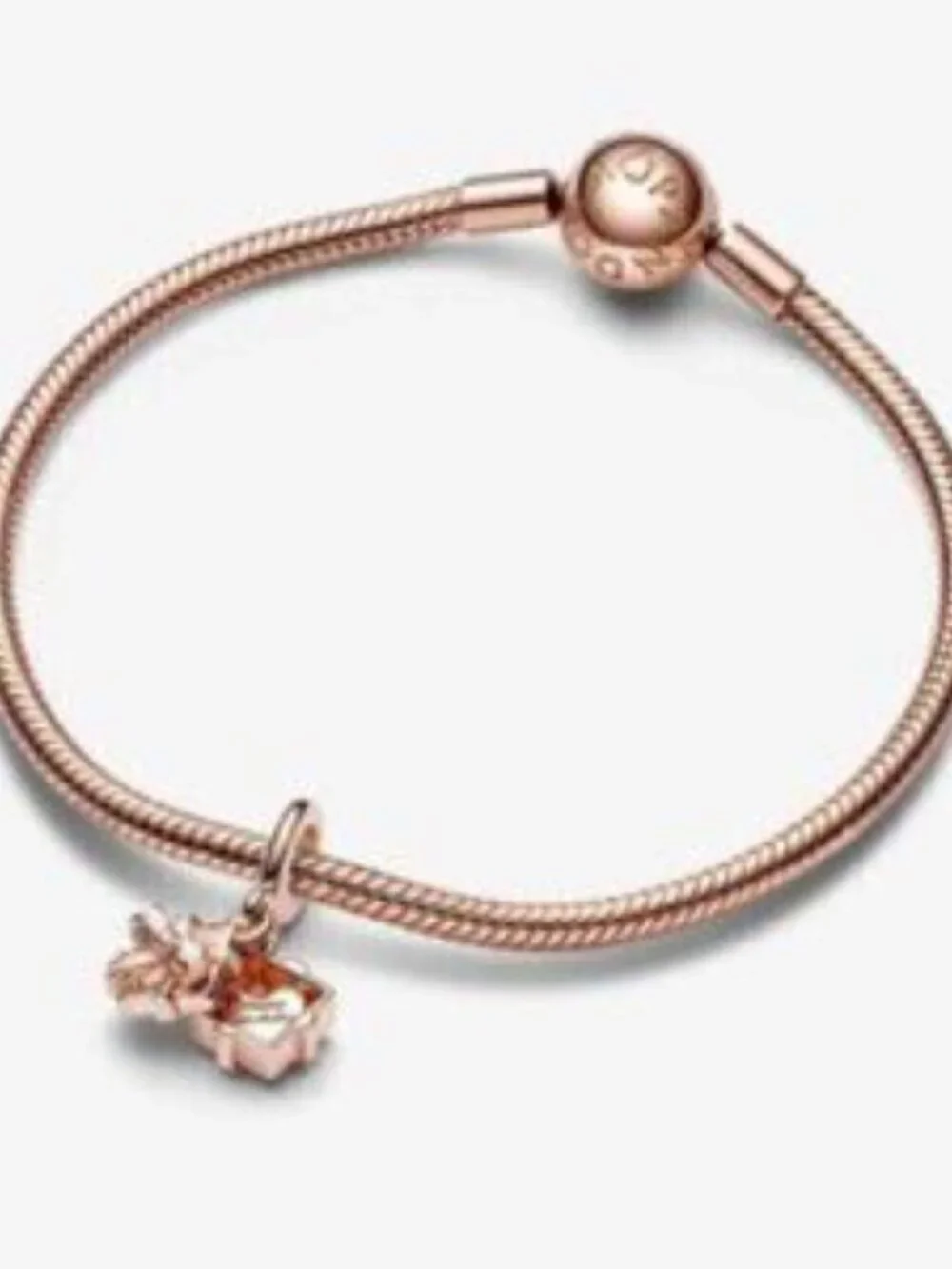 Pandora Rose Gold Gift Bow Dangle Charm